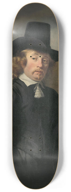 Ferdinand Bol - Portrait of Roelof Meulenaer 8.25 inch art skate deck