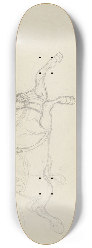 Ferdinand Fellner - Durchgegangenes gesatteltes Pferd 8.25 inch art skate deck