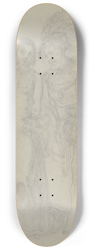 Ferdinand Fellner - Faust und Gretchen 8.25 inch art skate deck