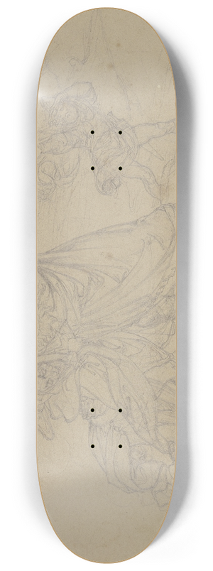 Ferdinand Fellner - King Lear in the storm 8.25 inch art skate deck