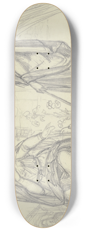Ferdinand Fellner - The Annunciation 8.25 inch art skate deck