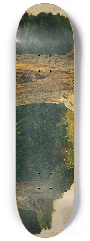 Ferdinand Georg Waldmller - Baumstudie 8.25 inch art skate deck