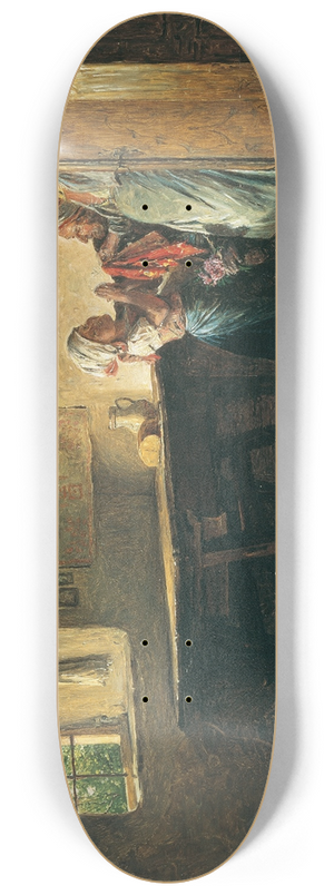 Ferdinand Georg Waldmller - Der alte Kasten 8.25 inch art skate deck Ferdinand Georg Waldmller - Der alte Kasten 8.25 inch art skate deck