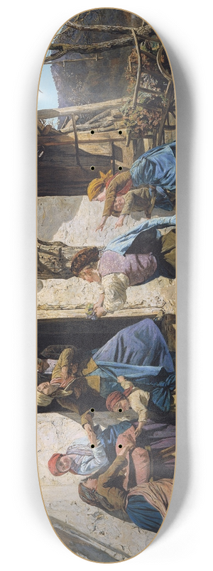 Ferdinand Georg Waldmller - Die Wiedergenesene 8.25 inch art skate deck Ferdinand Georg Waldmller - Die Wiedergenesene 8.25 inch art skate deck