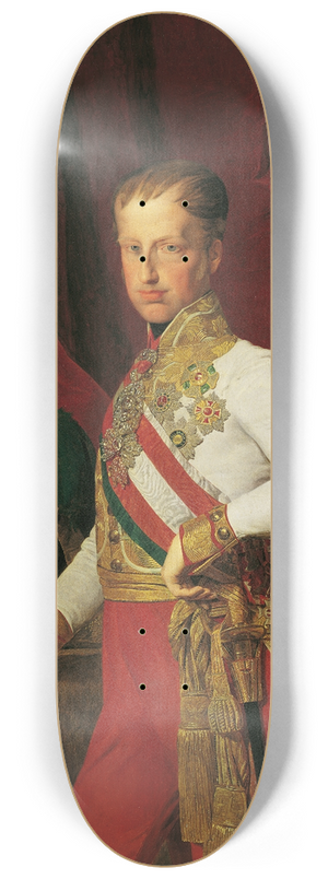 Ferdinand Georg Waldmller - Kaiser Ferdinand I. von sterreich 8.25 inch art skate deck Ferdinand Georg Waldmller - Kaiser Ferdinand I. von sterreich 8.25 inch art skate deck