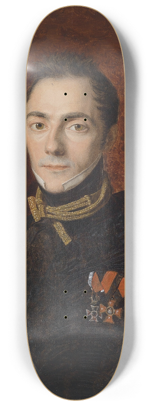 Ferdinand Georg Waldmller - Portrait eines Grafen Apponyi 8.25 inch art skate deck
