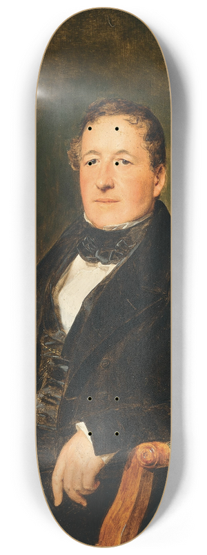 Ferdinand Georg Waldmller - Portrait of Friedrich Eltz (17821855) 8.25 inch art skate deck
