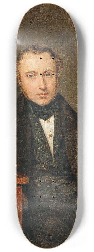 Ferdinand Georg Waldmller - Portrt Josef von Stadler 8.25 inch art skate deck