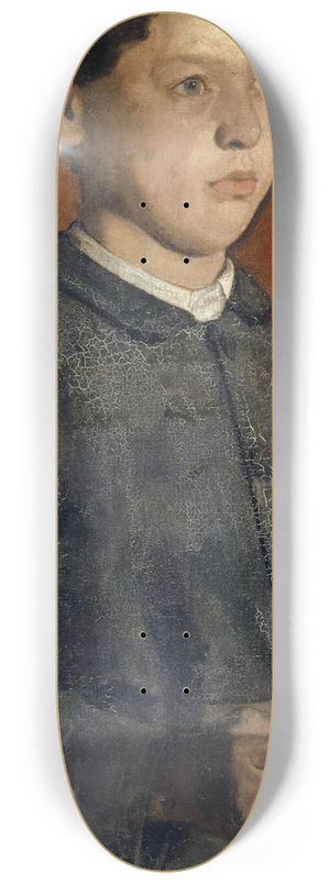 Ferdinand Hodler - Portrait Of August Hodler (The Student) 8.25 inch art skate deck