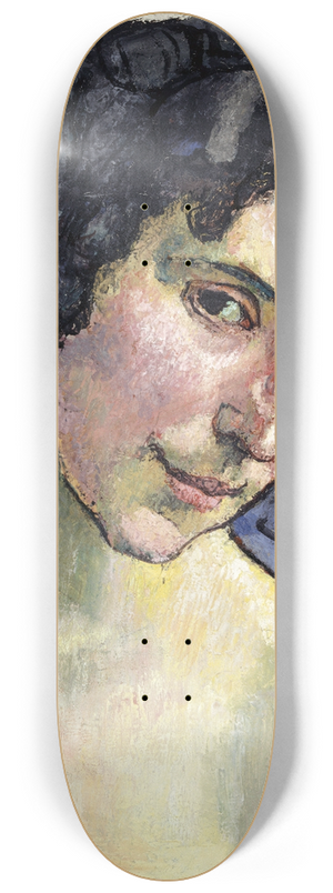 Ferdinand Hodler - Portrait Of The Model Giulia Leonardi 8.25 inch art skate deck