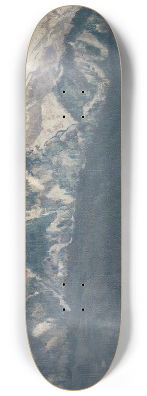 Ferdinand Katona - View of the High Tatras 8.25 inch art skate deck