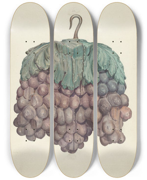 Triptych art skateboard deck of Henry Murphy Shop Sign by Henry Murphy