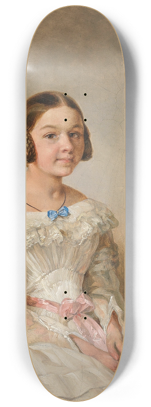 Ferdinand Kss - Mdchenportrt 8.25 inch art skate deck