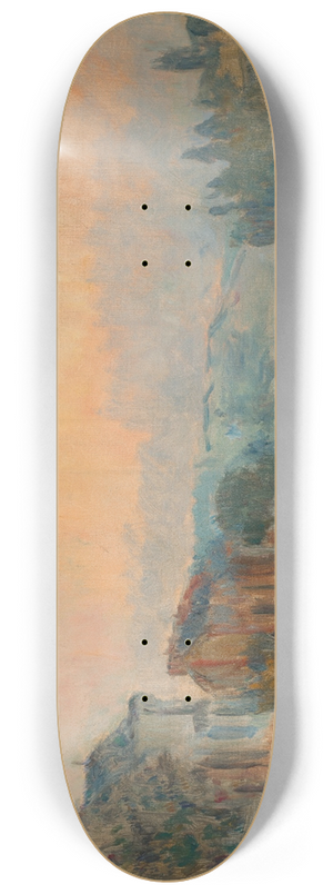 Albert Lebourg - Bord de Seine, Rouen 8.25 inch art skate deck