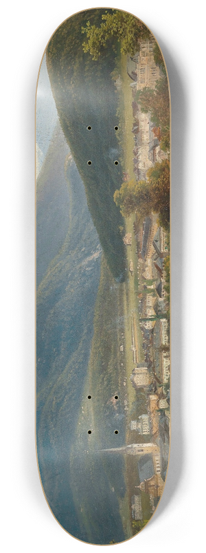 Ferdinand Lepie - Blick auf Ischl und die Kaiservilla 8.25 inch art skate deck