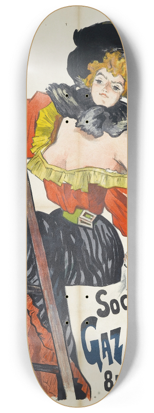 Ferdinand Lunel - Socit Du Gaz Acetylene 8.25 inch art skate deck Ferdinand Lunel - Socit Du Gaz Acetylene 8.25 inch art skate deck