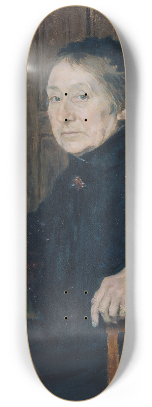 Ferdinand Matthias Zerlacher - Marie Gerl (II) 8.25 inch art skate deck