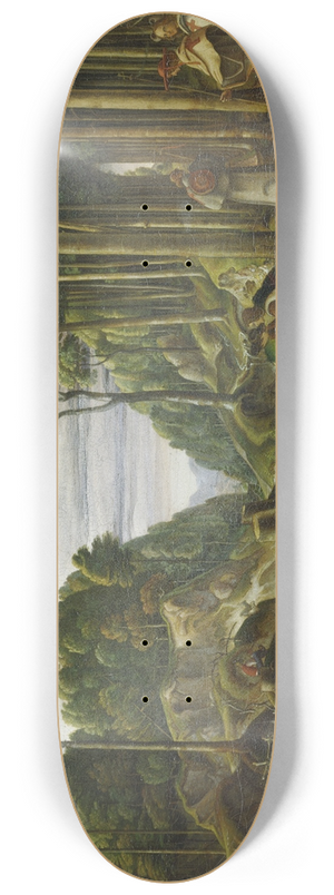 Ferdinand Olivier - Procession of Pilgrims in the Forest 8.25 inch art skate deck