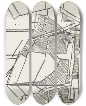 Triptych art skateboard deck of Reijer Stolk Schip Op Een Werfhelling_1 by Reijer Stolk (1896-1945) Triptych art skateboard deck of Reijer Stolk Schip Op Een Werfhelling_1 by Reijer Stolk (1896-1945)