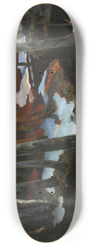 Ferdynand Ruszczyc - Forest rivulet 8.25 inch art skate deck