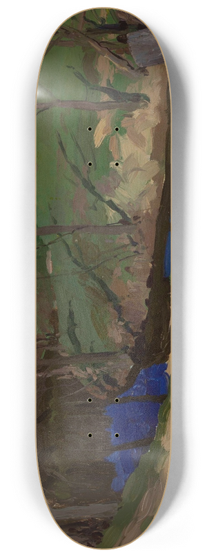 Ferdynand Ruszczyc - Landscape study in Bohdanw 8.25 inch art skate deck