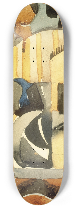 Fermn Revueltas - The Five-cent Caf 8.25 inch art skate deck