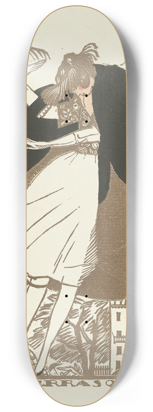 Fernand Simon - Bourrasque 8.25 inch art skate deck Fernand Simon - Bourrasque 8.25 inch art skate deck