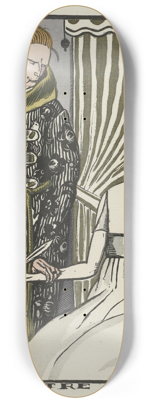 Fernand Simon - La lettre surprise 8.25 inch art skate deck