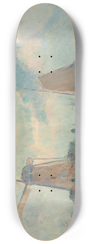 Albert Lebourg - Moulin  Delft 8.25 inch art skate deck