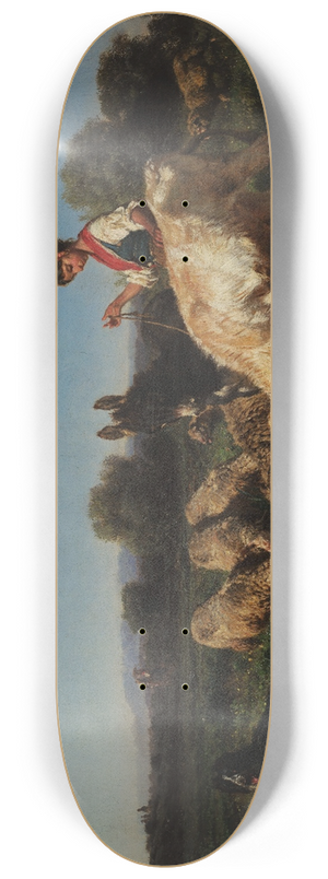 Filippo Palizzi - AllAbbeverata 8.25 inch art skate deck