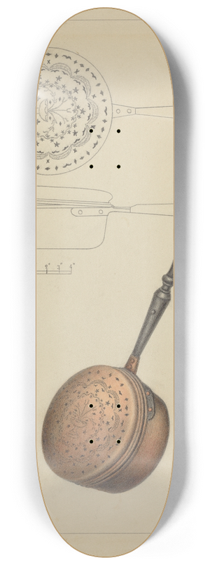 Filippo Porreca - Warming Pan 8.25 inch art skate deck