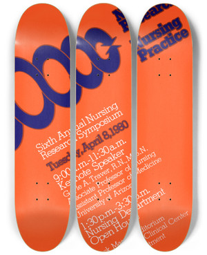 Triptych art skateboard deck of National Institutes Of Health Nursing Research Nursing Practice by National Institutes Of Health (1887) Triptych art skateboard deck of National Institutes Of Health Nursing Research Nursing Practice by National Institutes Of Health (1887)