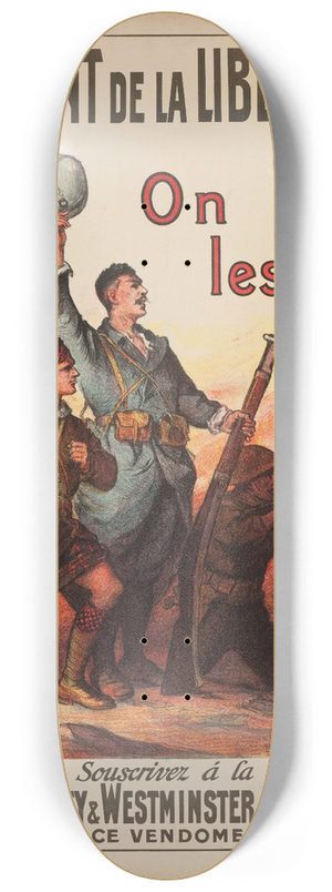 Firmin Bouisset - Emprunt De La Liberation 8.25 inch art skate deck
