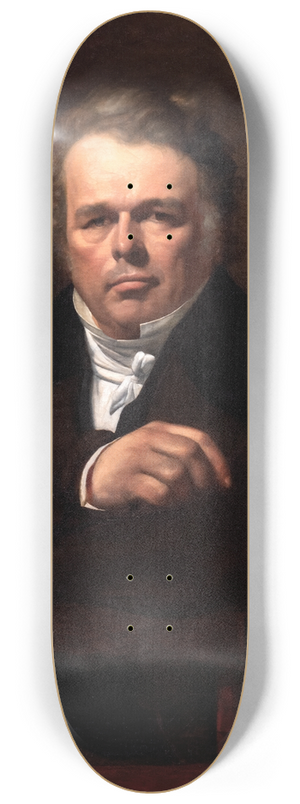 Firmin Salabert - Portrait de Jean Dominique Ingres 8.25 inch art skate deck