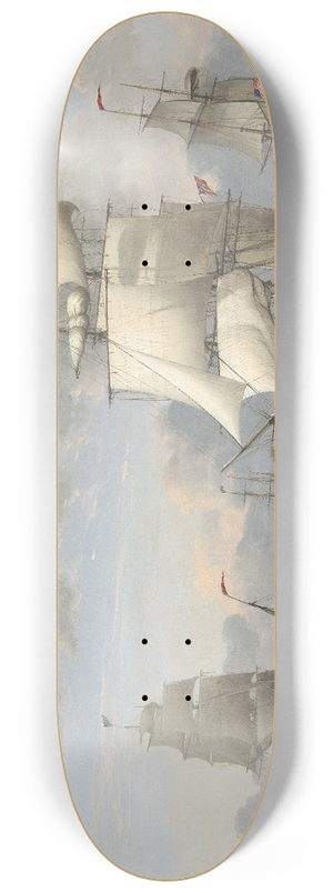 Fitz Henry Lane - New York Harbor 8.25 inch art skate deck