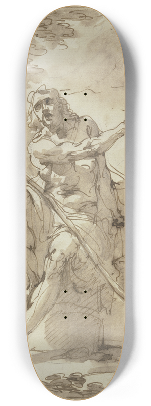 Flaminio Torre - John the Baptist 8.25 inch art skate deck