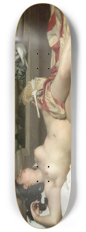 Flix Auguste Clment - Roman Woman Sleeping 8.25 inch art skate deck