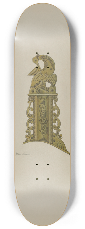 Albert Levone - Pa. German Patch Box 8.25 inch art skate deck