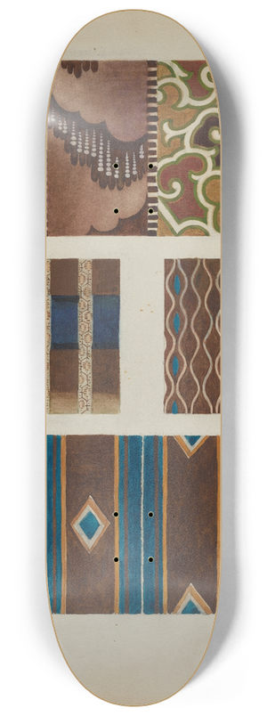 Albert Levone - Printed Cottons (from Quilt) 8.25 inch art skate deck