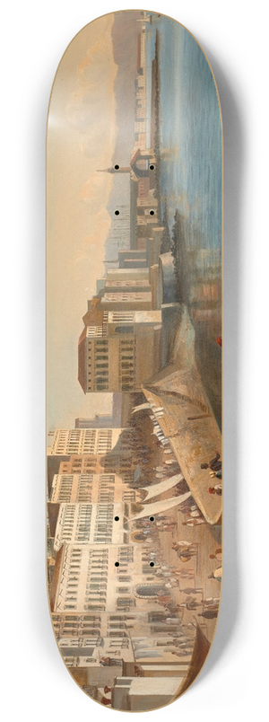 Flix Fouilhouze - Vue du port de Naples 8.25 inch art skate deck
