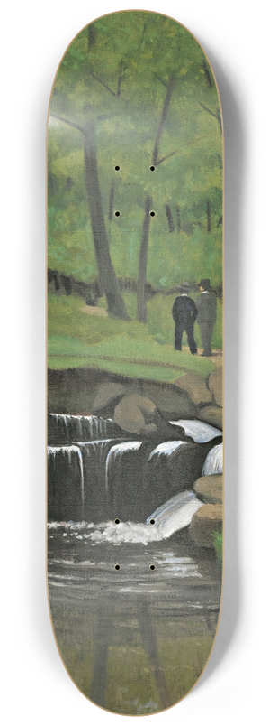 Flix Vallotton - The Woods Of Boulogne 8.25 inch art skate deck Flix Vallotton - The Woods Of Boulogne 8.25 inch art skate deck