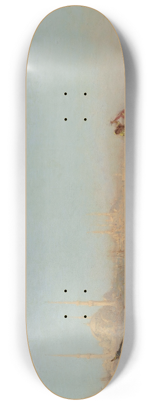 Flix Ziem - Constantinople, Le Caque De La Sultane 8.25 inch art skate deck