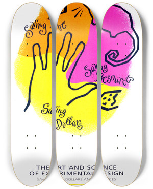 Triptych art skateboard deck of National Institutes Of Health The Art And Science Of Experimental Design by National Institutes Of Health (1887)