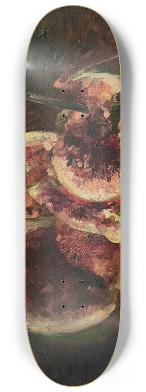 Flix Ziem - Nature Morte Aux Pastques Et Couteau 8.25 inch art skate deck