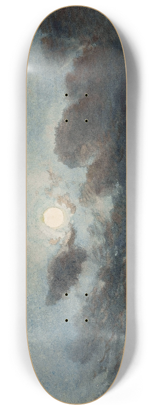 Flix Ziem - Venise, Clair De Lune 8.25 inch art skate deck Flix Ziem - Venise, Clair De Lune 8.25 inch art skate deck