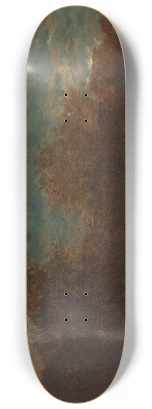 Flix Ziem - Venise, la sortie du Jardin franais au crpuscule 8.25 inch art skate deck