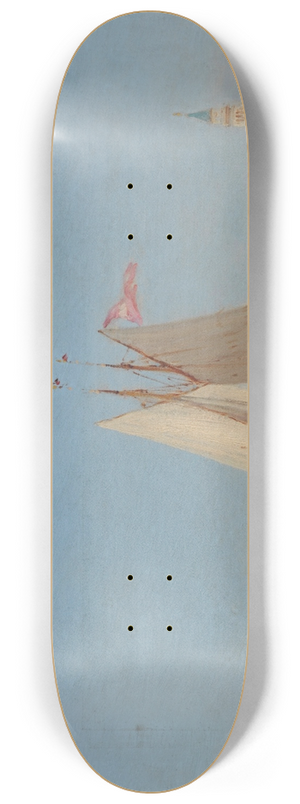 Flix Ziem - Venise; lentre du Grand Canal 8.25 inch art skate deck