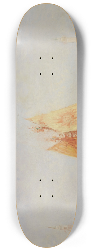 Flix Ziem - Venise, Trabaccolo  La Voile Jaune 8.25 inch art skate deck Flix Ziem - Venise, Trabaccolo  La Voile Jaune 8.25 inch art skate deck