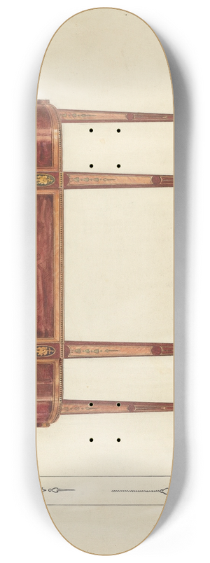 Florence Choate - Card Table 8.25 inch art skate deck