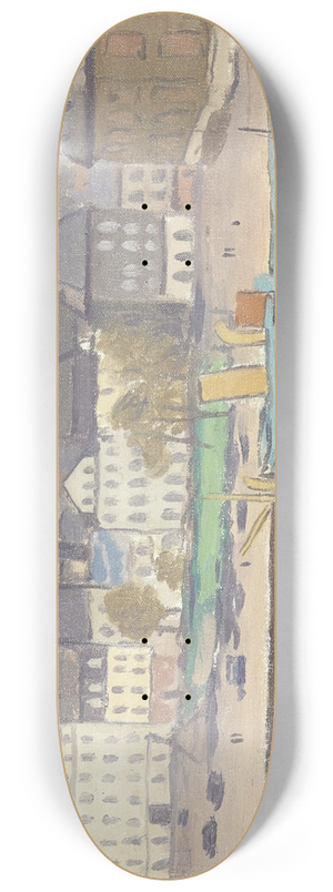 Albert Marquet - Boulogne sur mer, le port et la ville 8.25 inch art skate deck